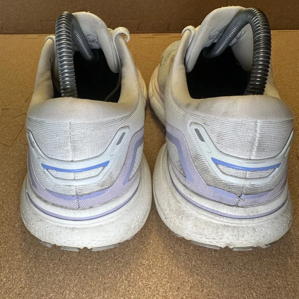 Brooks Ghost 15 Womens Running Shoes Grey Lavender Pink 1203801B199 Size 9.5